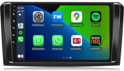 Carplay autoradio voor Mercedes Benz ML | GL | ML 350 | ML 63 AMG | GL450 | 2005 t/m 2012 | Android 13 | Draadloos Apple Carplay & Android Auto | 2GB + 32GB | 8-Core processor | Davilon | 2025 model | Bluetooth & Wifi