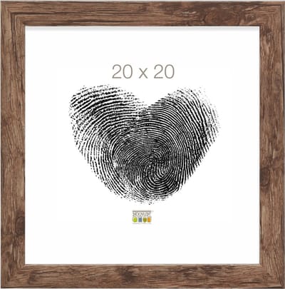 Deknudt Frames fotolijst S45RH3 - bruin - hout - 20x20 cm