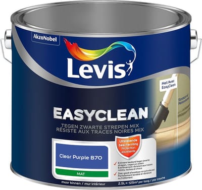 Levis - Easyclean Tegen Zwarte Strepen Mix - Clear Purple B70 - Mengverf - 2,5 L