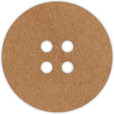Knoop onderzetters - Vilt - Lichtbruin - Rond - 6 stuks - ø 9,5 cm - Tafeldecoratie - Glas onderzetter - Cadeau - Woondecoratie - Woonkamer - Tafelbescherming - Onderzetters Voor Glazen - Keukenbenodigdheden - Woonaccessoires - Tafelaccessoires