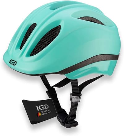 Meggy II Trend Kinderfietshelm, Made in Germany, met led-achterlicht, slechts 220 g, QuickSafe-verstelsysteem en insectenbescherming