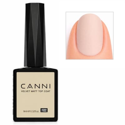Canni - Matte Topcoat - 10 ml - HEMA-vrij - TPO-vrij - Matte Top coat - Matte Topcoat gellak - Pink gellac - Matte Topcoat gel - Matte Gellak - Matte Gel lak