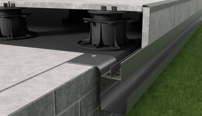 Regenpijp Aluminium - Dakgoot Afvoer - Waterafvoer Tuin - Duurzaam Aluminium - 45x45mm 50cm - Grafiet