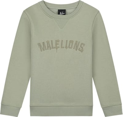 Malelions Paint Sweater Truien & Vesten Jongens - Sweater - Hoodie - Vest- Groen - Maat 140