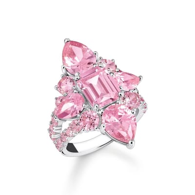 Thomas Sabo - TR2441-051-9-52 - Ring - Dames - 925er Zilver - ringmaat 52