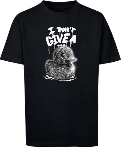 Mister Tee - I Don't Give A Kinder T-shirt - Kids 110/116 - Zwart