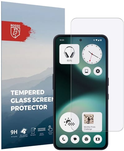 Rosso Screen Protector Geschikt voor Nothing Phone (3a) Lite | 9H Tempered Glass | Glasplaatje | Beschermlaag | Beschermglas | 9H Hardheid
