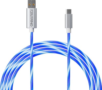 Oniverse MICRO USB CHARGE CABLE WITH LED 2 METERS - Wired