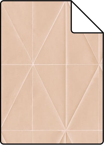 Proefstaal Origin Wallcoverings behang grafische vorm glanzend brons - 26,5 x 21 cm - 347231-S
