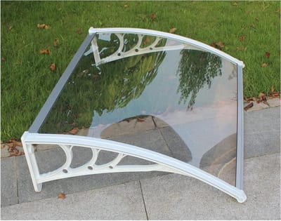 Regenbescherming Patio - Veranda Luifel - Buiten Leven - Polycarbonaat Holle Vel - 60x400cm - Transparant