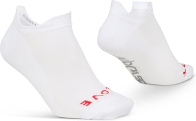 GripGrab - Classic No Show Zomer Fietssokken 1 Paar Enkelsokken Coolmax Sport Sokken - Wit - Unisex - Maat XS (35-38)