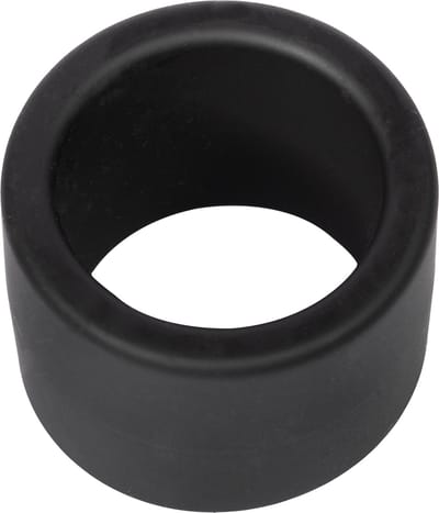 Rimba - Siliconen Scrotumring - Ballstretcher - Hoogte 40 mm - Zwart