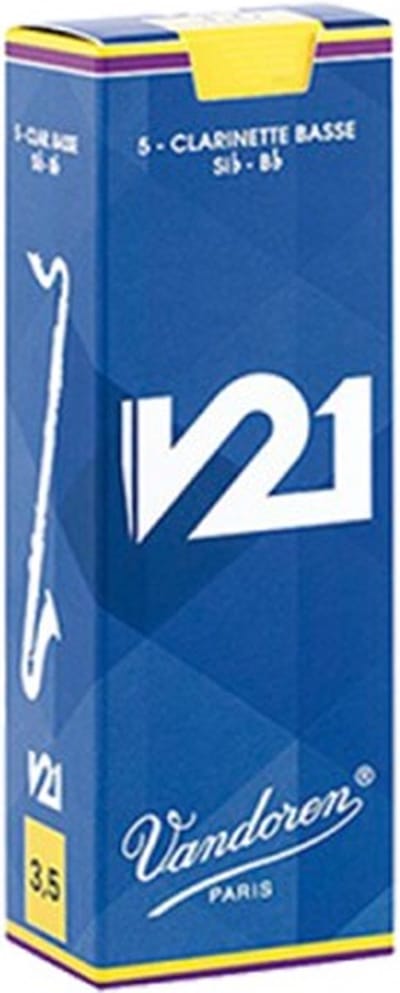 Vandoren Bas Klarinet V21 Rieten 3.5 - 5 Stuks Verpakking