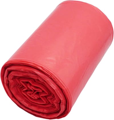 Vuilniszakken - Afvalzakken - Dagelijks Huishouden - Sterke LDPE Folie - 35 Liter - Rood