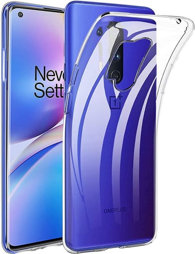 Silicone hoesje Geschikt voor: Oneplus 8 Pro -  transparant