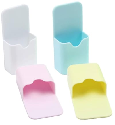 Vierdelige set magnetische pennenhouders Geschikt voor studenten - Geschikt voor whiteboards, koelkasten, kluisjes en bureaus | Handige pennenhouders Geschikt voor thuis, school of kantoor.