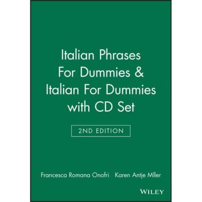 Italian Phrases For Dummies & Italian For Dummies, 2nd Edition With Cd Set - Francesca Romana Onofri