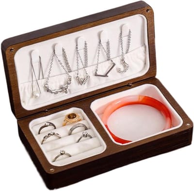 Juwelendoos Hout - Opberg organizer - Sieraden opbergen - Oxidatievrij materiaal - 163 x 93 cm - Meerkleurig
