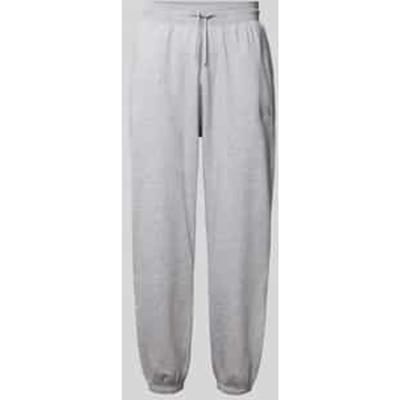 Regular fit sweatpants met labelstitching