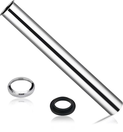 Dailygoods - Universele Dompelbuis voor Sifon - 30 cm Verlengbuis met Rubber Afdichtring