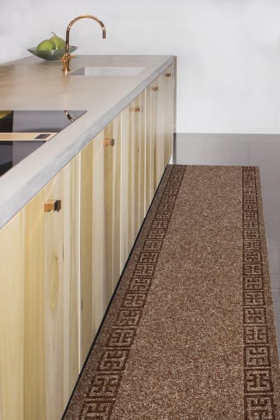 JYG Vloerkleed CORSICA - Keukenmat - Keukenloper - Anti Slip - 66x150cm - Beige