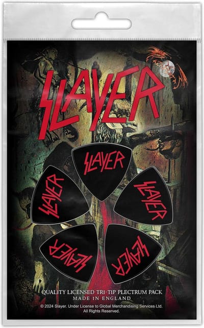 Slayer - Logo - Plectrum - Tri-Tip - 5-pack 1.00 mm