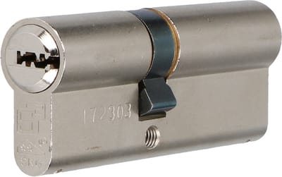 S2 veiligheidscilinder F6 35/45 SKG 2, dubbele profielcilinder (verschillend sluitend)
