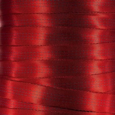 Nylon Singelband - Buisvormig Band - Outdoor Beveiligen - Hoge Breeksterkte - 100 Yards - Rood