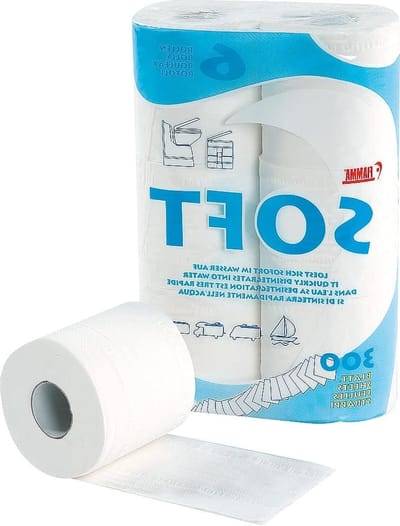 Toiletpapier - Zacht papier - Dagelijks gebruik - 6 rollen verpakking - Standaard formaat - Wit