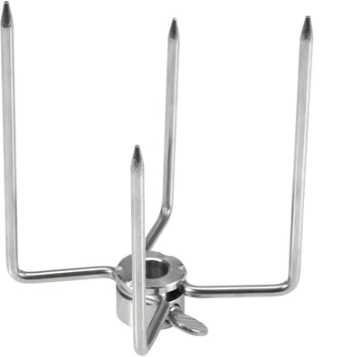 Dailygoods- Grill Vork 2 Stuks - Roestvrij Staal - Multifunctioneel - Barbecue Tool - Outdoor BBQ - Eenvoudig in Gebruik - Barbecuevork