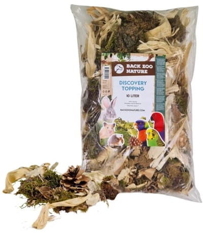 Bodembedekking Back Zoo Nature - Natuurlijke Mix voor Knaagdieren en Vogels - 10 Liter