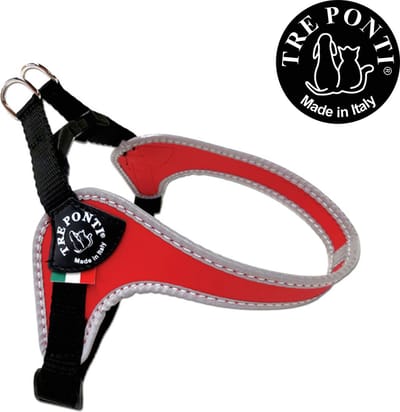 Tre Ponti Fibbia Verstelbaar Rood - tot 5 kg