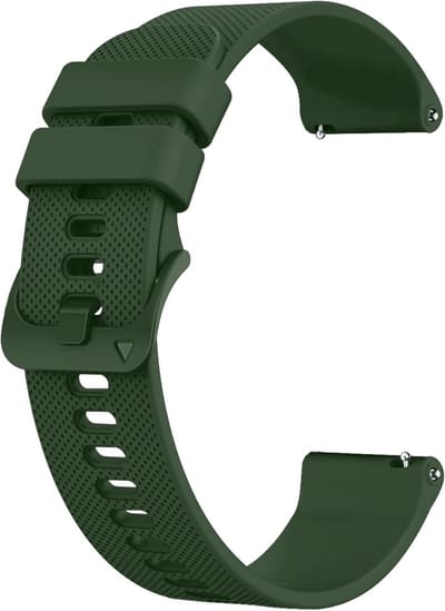 Zachte siliconen horlogeband voor 18mm, 19mm, 20mm en 22mm - Unisex sportieve vervangband voor Garmin, Galaxy, Amazfit en Huawei horloges.