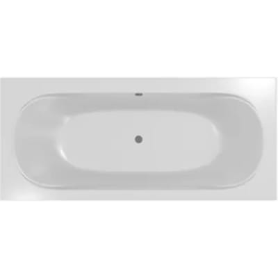 Allibert Ligbad Aquae Duo Round -170x75cm - Wit