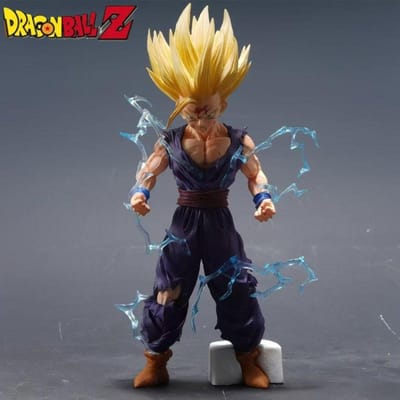24cm Dragon Ball Z Anime Figuur Son Gohan Actiefiguur Super Saiyan 2 Cell Game Kinderspeelgoed Son Goku Leuk Cadeau