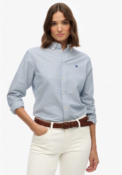 Dameshemd met lange mouwen Superdry Oxford Bd