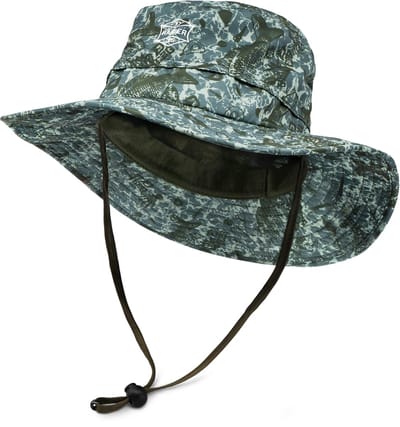 Boonie Hat Ventilerende Zonnehoed Jungle Hoed Vishoed Vissershoed Outdoor Brede Rand + Kinsluiting