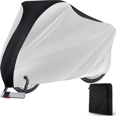 Waterdichte Fietshoes 210D Oxford-weefsel - Fiets Beschermhoes met slot-gaten - Winddichte gesp - Outdoor Bike Cover voor Mountainbike en Racefiets - alle weersomstandigheden Bakfiets hoes