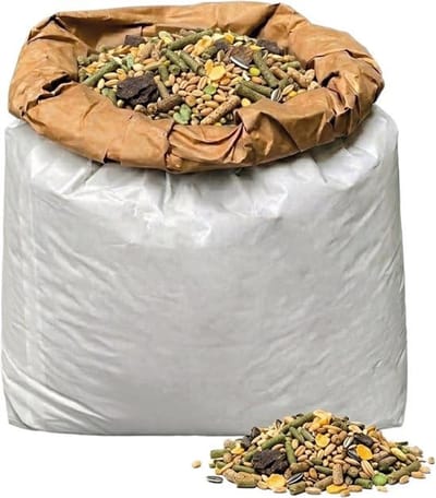 Dailygoods- Konijnenvoer 20 kg - Compleet Voer - Gemengd Voer - Natuurlijke Ingrediënten - Granen/Zaden - Hoogwaardige Kwaliteit - Dierenvoer