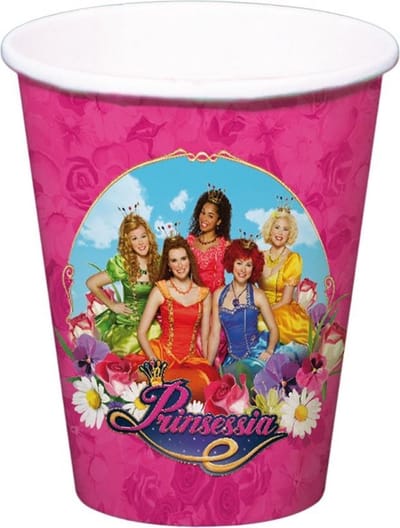 Prinsessia Bekers 250ml - 8 stuks