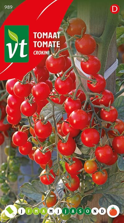 Tomaat 'Crokini' - Kleine en Zoete Tomaten voor Tuin en Balkon