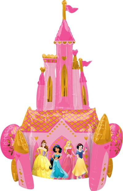 Amscan Ballon Kasteel Prinsessen 88 X 139 Cm Folie Roze