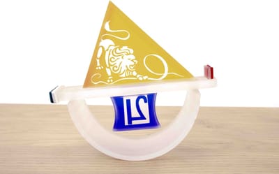 Loranto Sterrenbeeld Leeuw glazen object