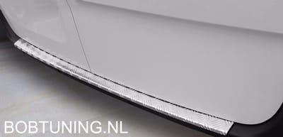 Aluminium Achterbumperprotector passend voor Mercedes Sprinter III 2018- 'Riffled plate'
