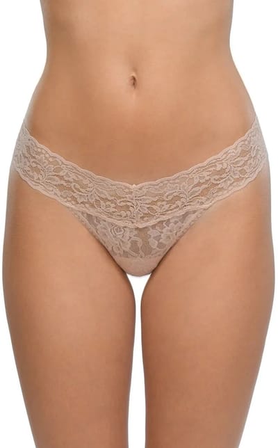 Hanky Panky Low Rise Thong - 4911P - Chai - One size - XS tot XL