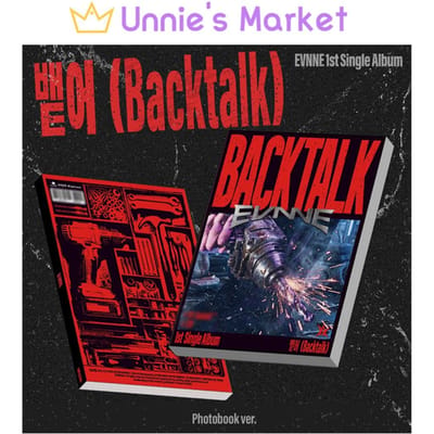 [PRÉCOMMANDE] EVNNE – 1er Single Album Backtalk Photobook Ver. 2pcs