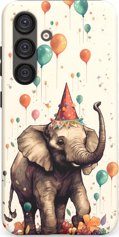 Casetastic Hoesje Geschikt voor Samsung S25 - Stijlvolle Beschermende Duo-layer Case - Ballonparade