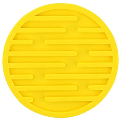 Siliconen Onderzetter Rond Hittebestendig Rubber Koffiekopje Mat Thee Drank Mok Glas Drankhouder Pad Decor Tafelmat geel