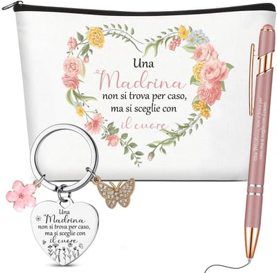 Dailygoods- Peetmoeder Cadeau Uniek Aandenken - Sleutelhanger - Pen - Tas - Cadeauset - Voor Verjaardag/Jubileum