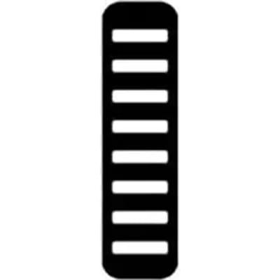ProGuard Cable Tie - Front - Sticker - Mini - White